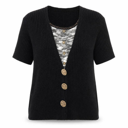 stephen Womens Black   Pullover Jumper Size L
