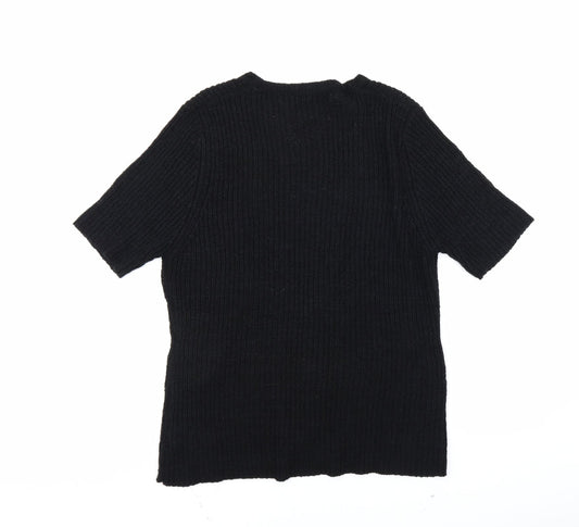 stephen Womens Black   Pullover Jumper Size L
