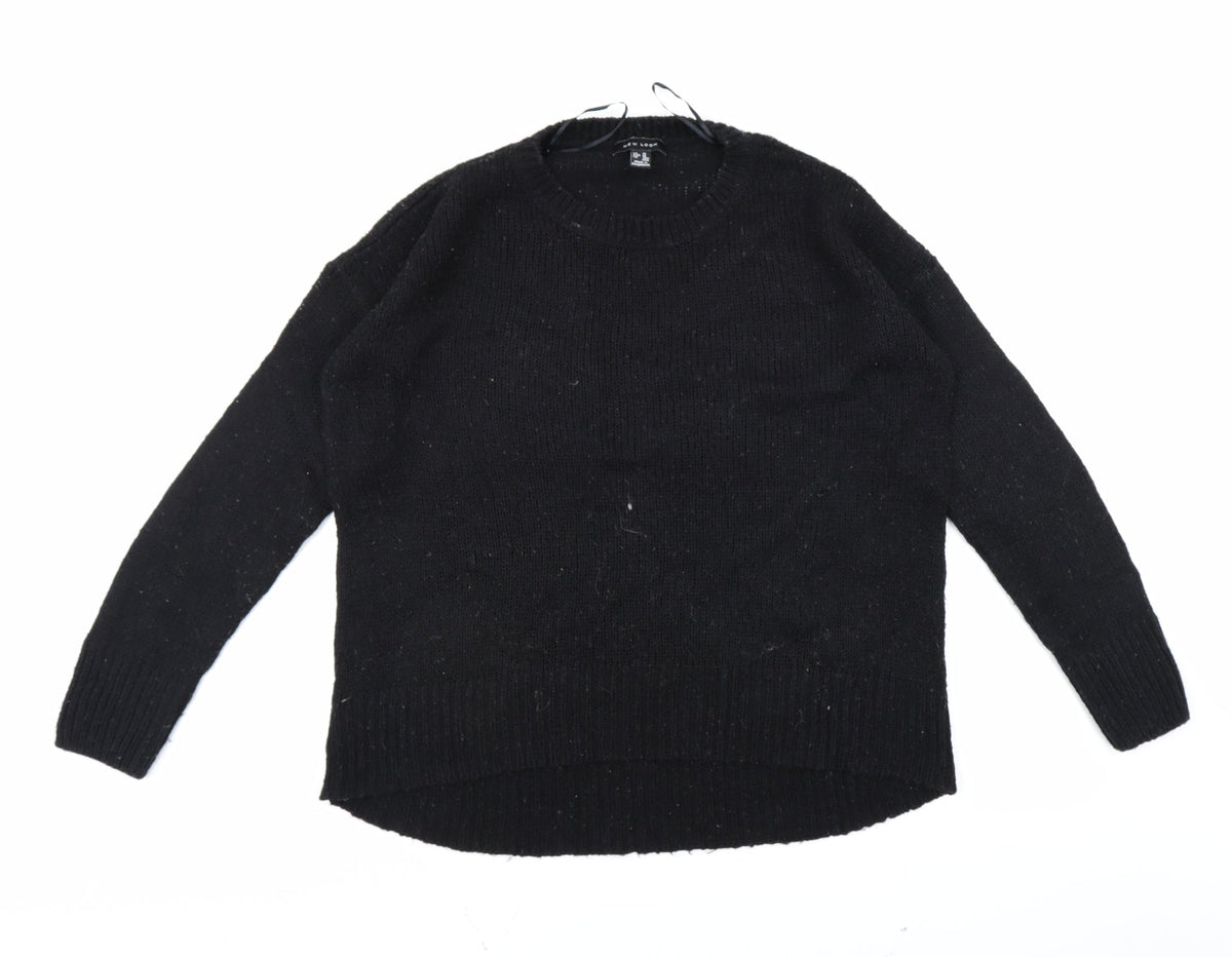 New Look Womens Black   Pullover Jumper Size M