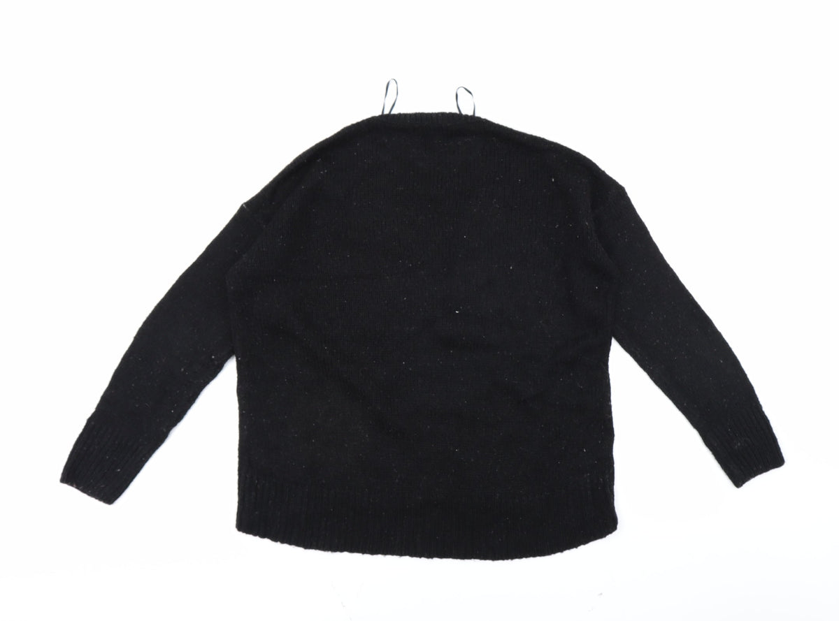 New Look Womens Black   Pullover Jumper Size M