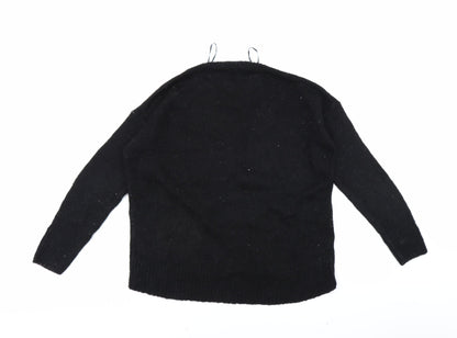 New Look Womens Black   Pullover Jumper Size M