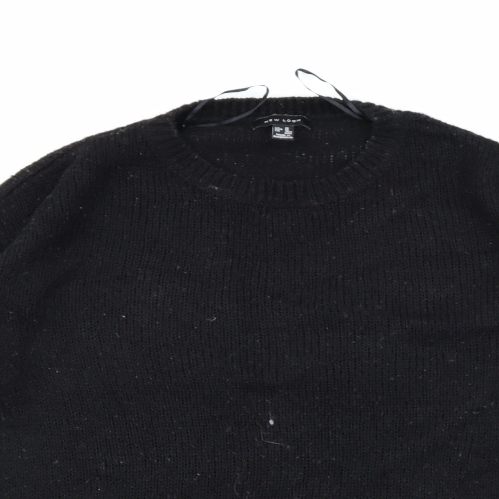 New Look Womens Black   Pullover Jumper Size M