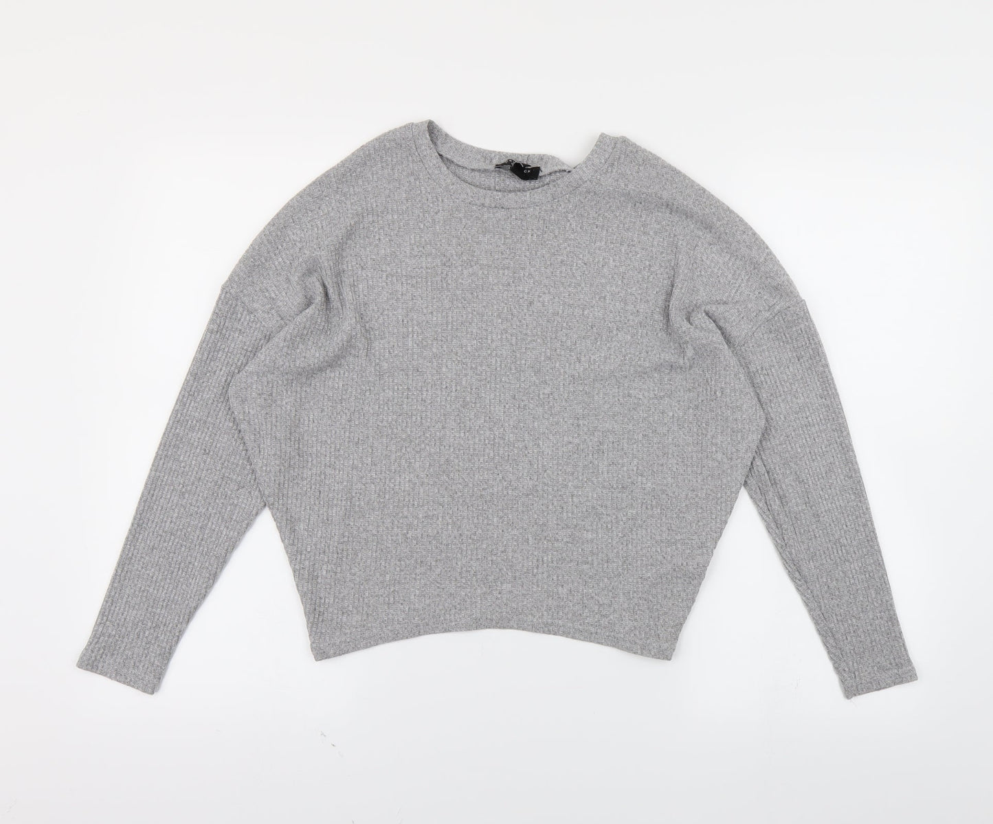 newlook Girls Grey   Tunic T-Shirt Size 12-13 Years