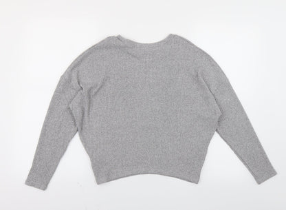 newlook Girls Grey   Tunic T-Shirt Size 12-13 Years