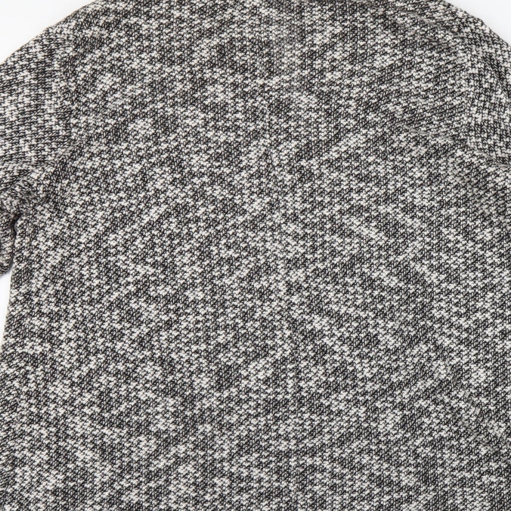 M&S Womens Grey   Wrap Jumper Size 16