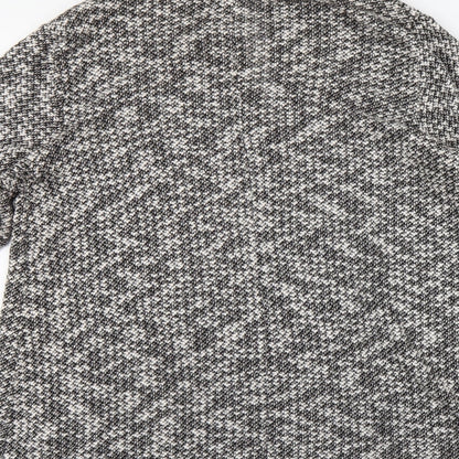 M&S Womens Grey   Wrap Jumper Size 16