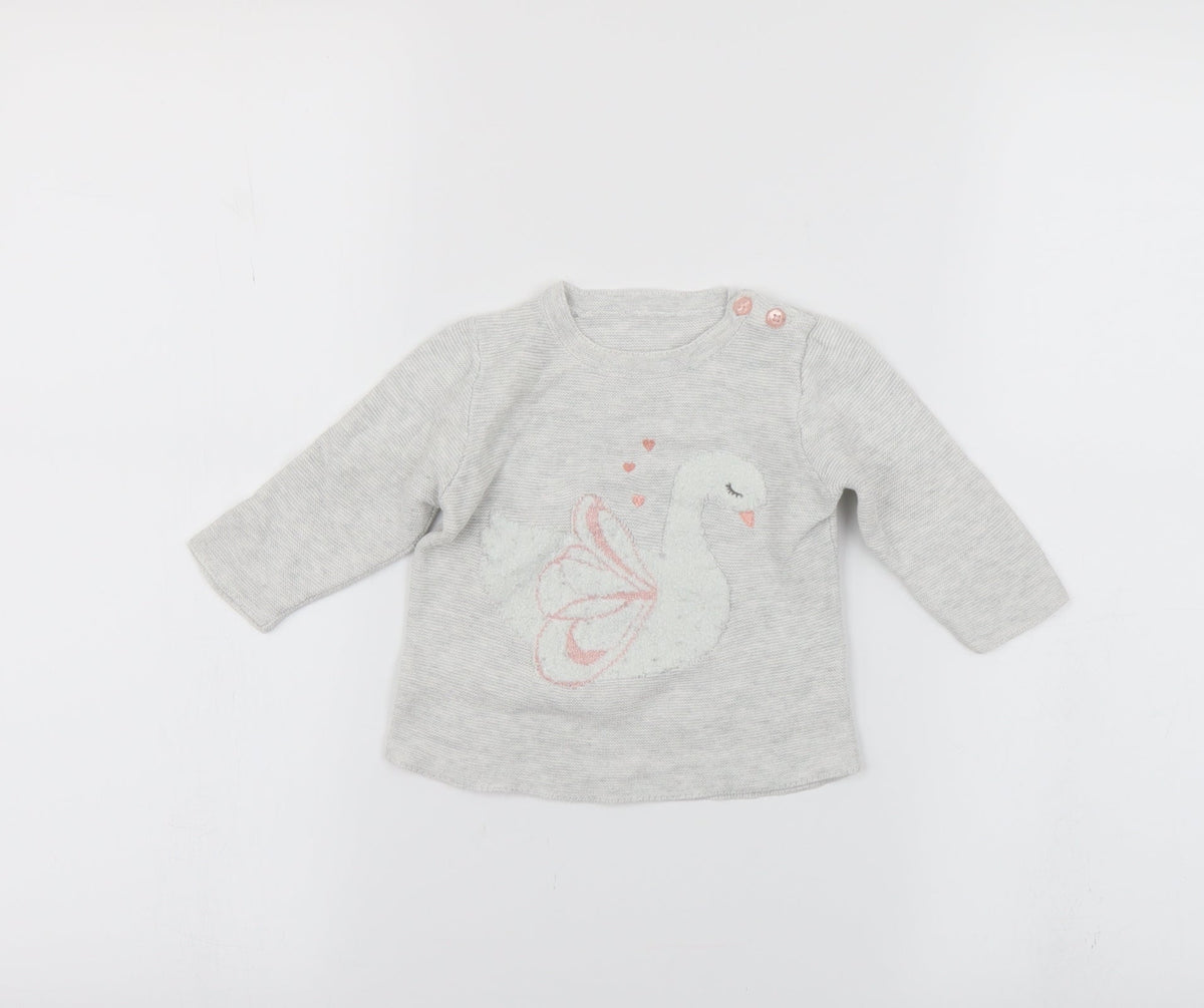Front view of George Grey jumper, size 3-6, Months