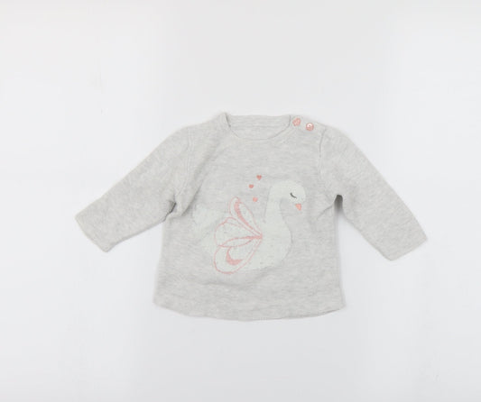 George  Grey   Pullover Jumper Size 3-6 Months