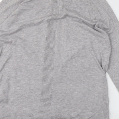 F&F Womens Grey   Wrap Jumper Size 14