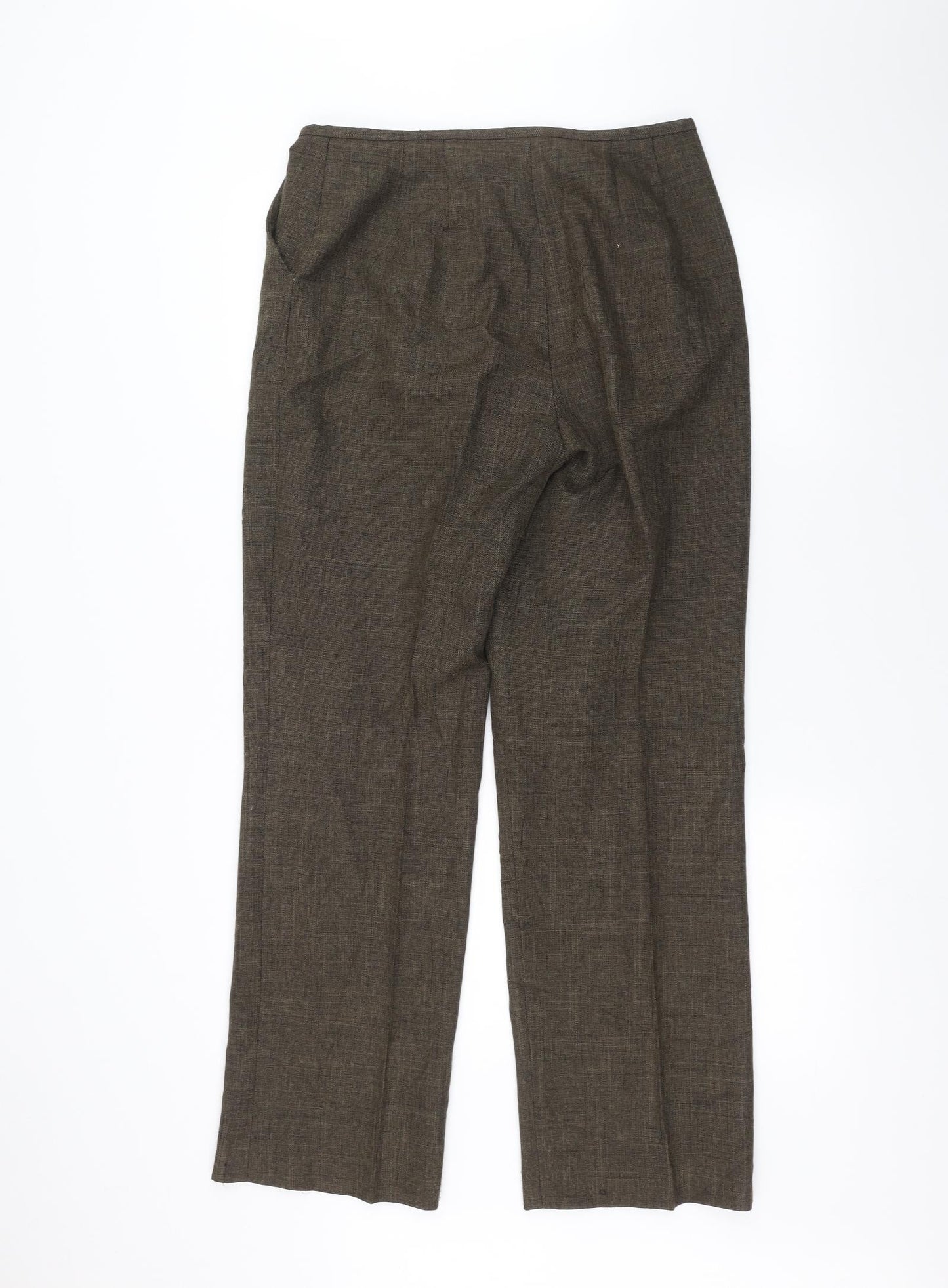George Womens Brown   Trousers  Size 12 L28 in