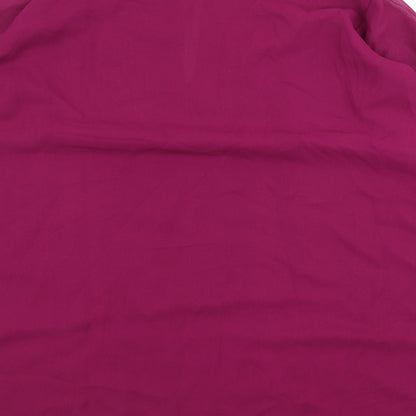 Womens UK Size S Preworn Pink Basic T-Shirt