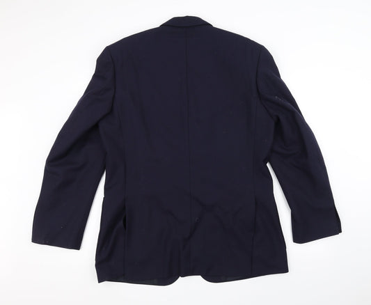 Mens UK Size 42 James Barry Regular Blue Suit Jacket