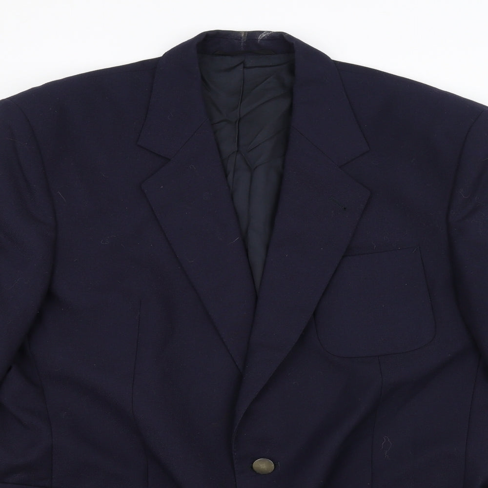 Mens UK Size 42 James Barry Regular Blue Suit Jacket
