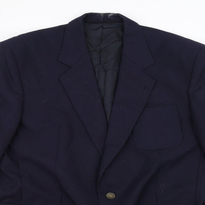 Mens UK Size 42 James Barry Regular Blue Suit Jacket