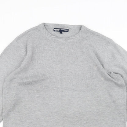Easy Mens Grey   Pullover Jumper Size S