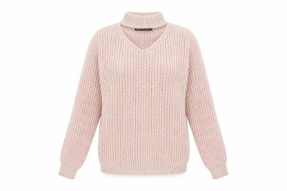 QED London Womens Pink  Knit Pullover Jumper Size M