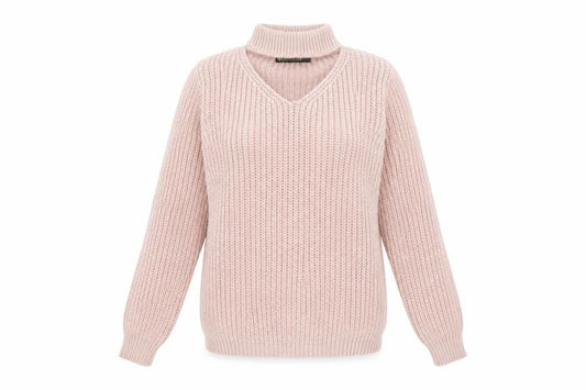 QED London Womens Pink  Knit Pullover Jumper Size M