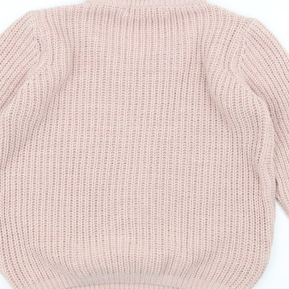 QED London Womens Pink  Knit Pullover Jumper Size M