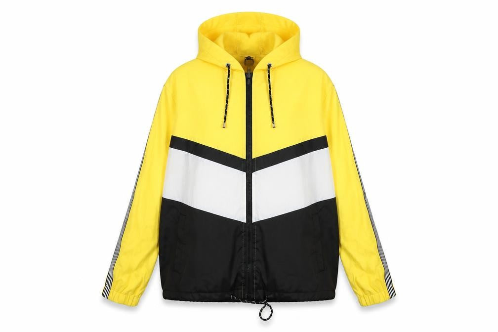Womens UK Size S New Look Yellow Windbreaker Coat