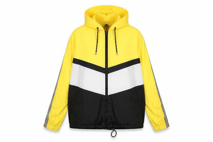 Womens UK Size S New Look Yellow Windbreaker Coat