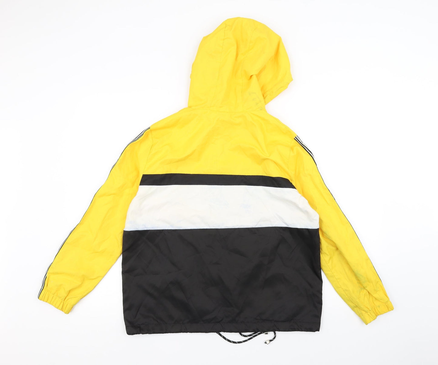 Womens UK Size S New Look Yellow Windbreaker Coat