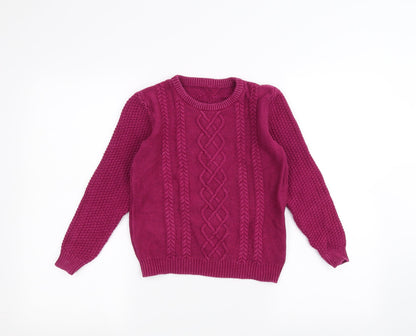 Lily & dan Girls Pink   Pullover Jumper Size 9-10 Years