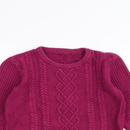 Lily & dan Girls Pink   Pullover Jumper Size 9-10 Years