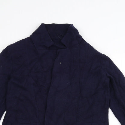 Marks and Spencer Womens Blue   Cardigan Jumper Size 14