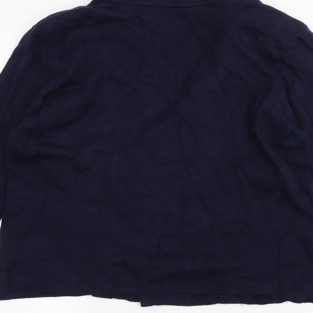 Marks and Spencer Womens Blue   Cardigan Jumper Size 14