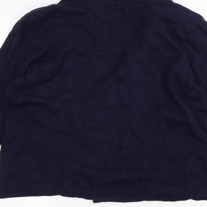 Marks and Spencer Womens Blue   Cardigan Jumper Size 14