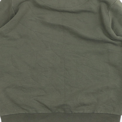 Hype Mens Green   Pullover Jumper Size S