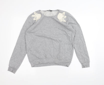 Dorothy Perkins Womens Grey   Pullover Jumper Size 10