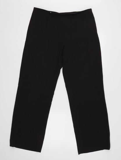 Womens UK Size 32 Preworn Regular Fit Dress Pants Brown Trousers