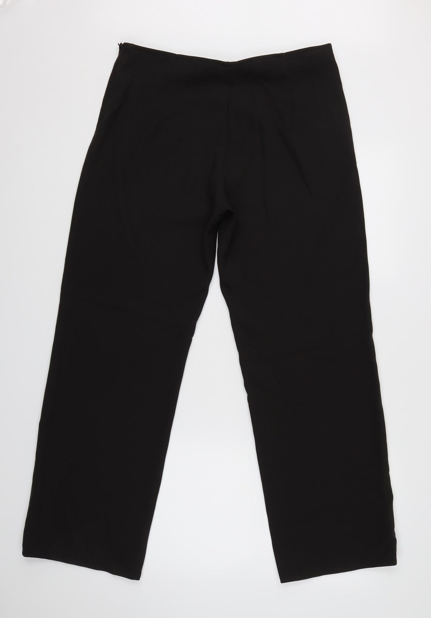 Womens UK Size 32 Preworn Regular Fit Dress Pants Brown Trousers