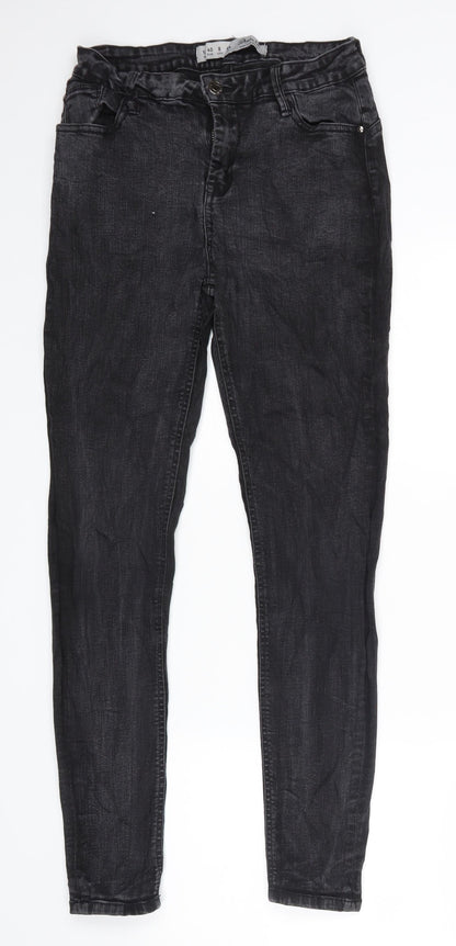 Denim Co Womens Black   Skinny Jeans Size 12 L27 in