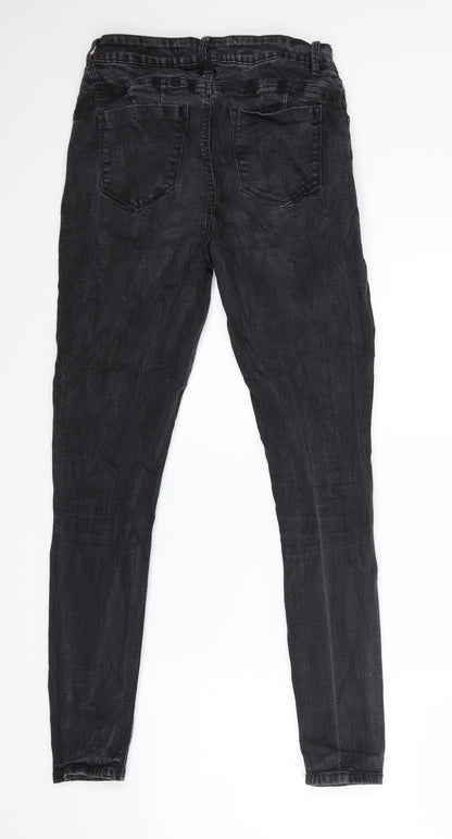 Denim Co Womens Black   Skinny Jeans Size 12 L27 in