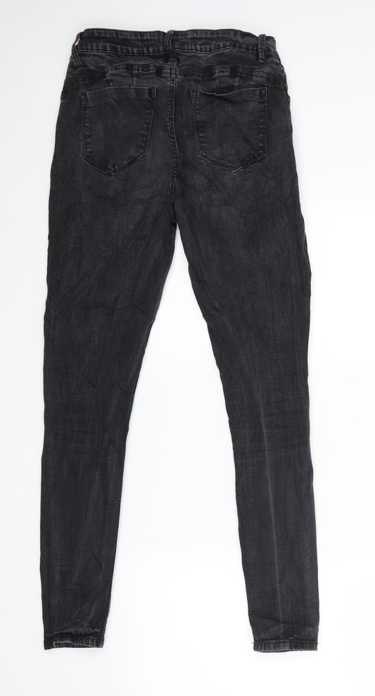 Denim Co Womens Black   Skinny Jeans Size 12 L27 in