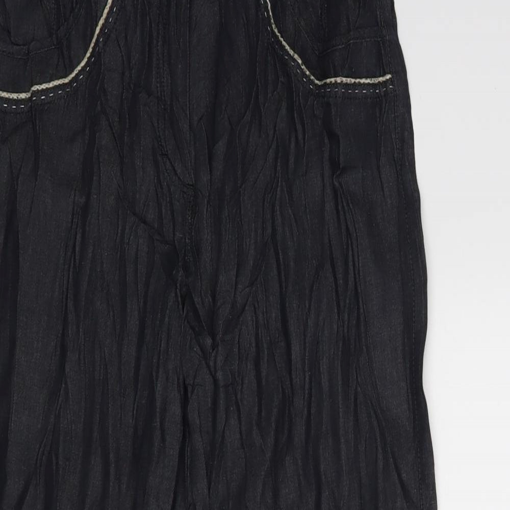 Gap Womens Black    Jeans Size 8 L27 in - crinkled effect