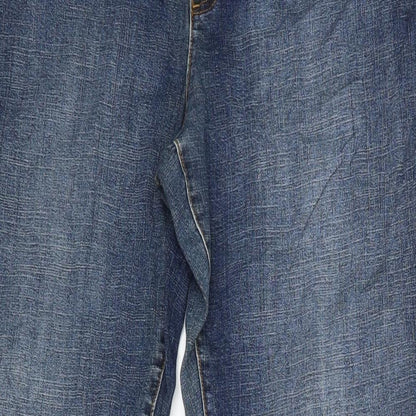 Clara F Womens Blue   Straight Jeans Size 40 L31 in