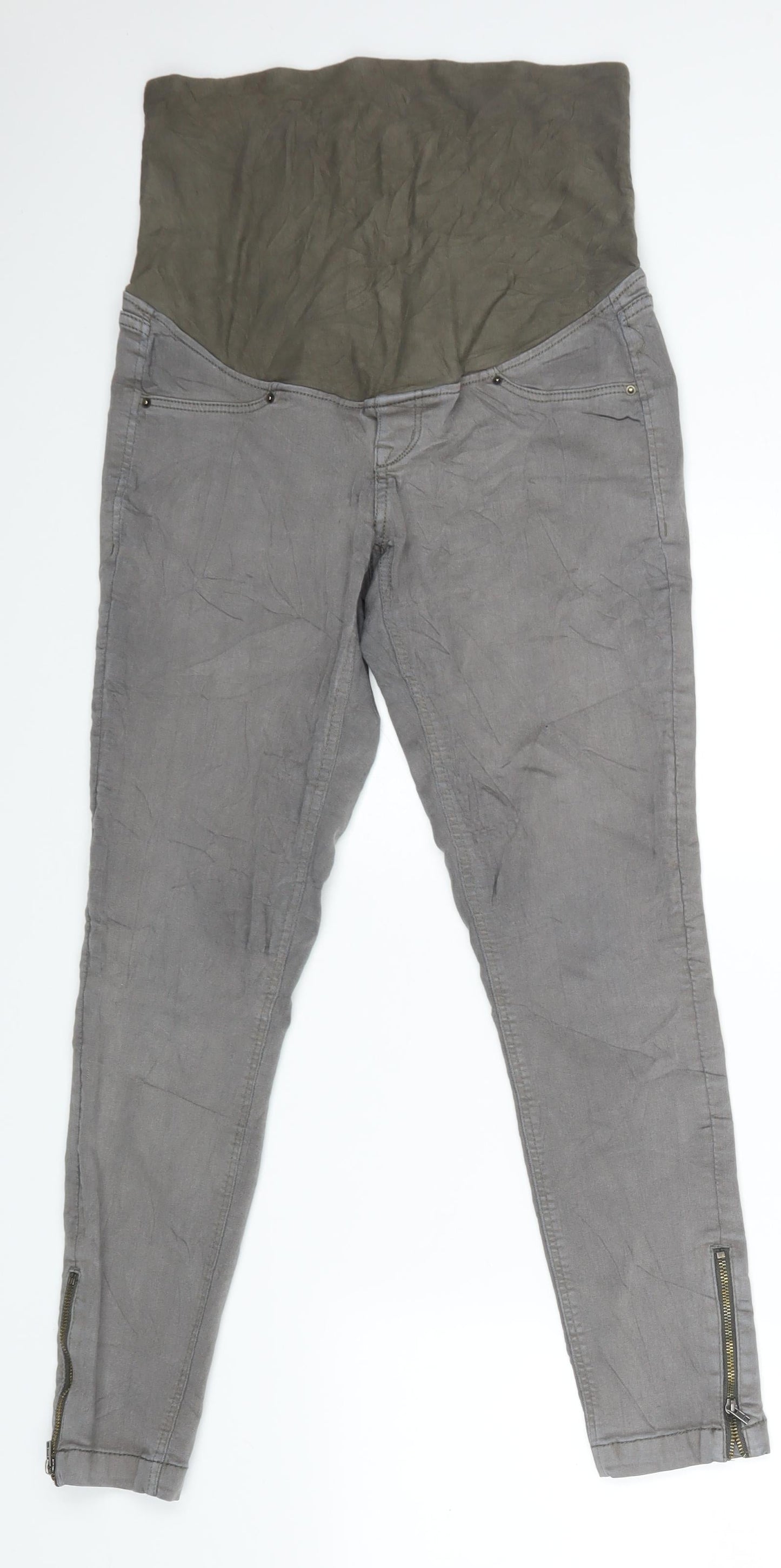 H&M Mama Womens Grey    Trousers Size 38 L27 in