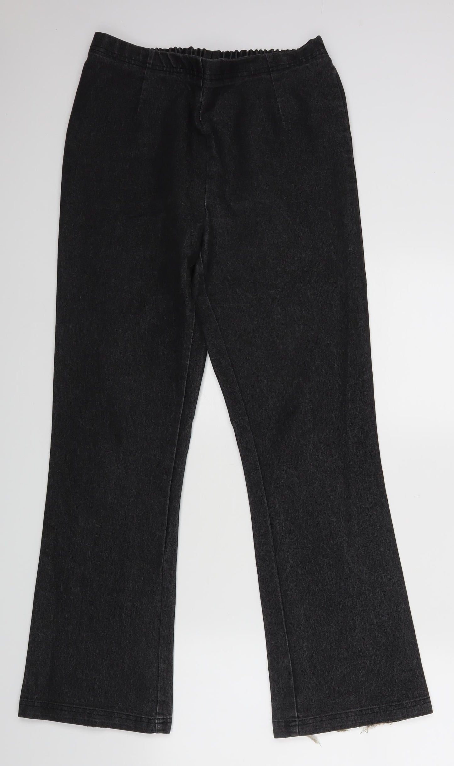 Preworn Womens Black   Bootcut Jeans  L28 in