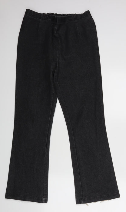 Preworn Womens Black   Bootcut Jeans  L28 in