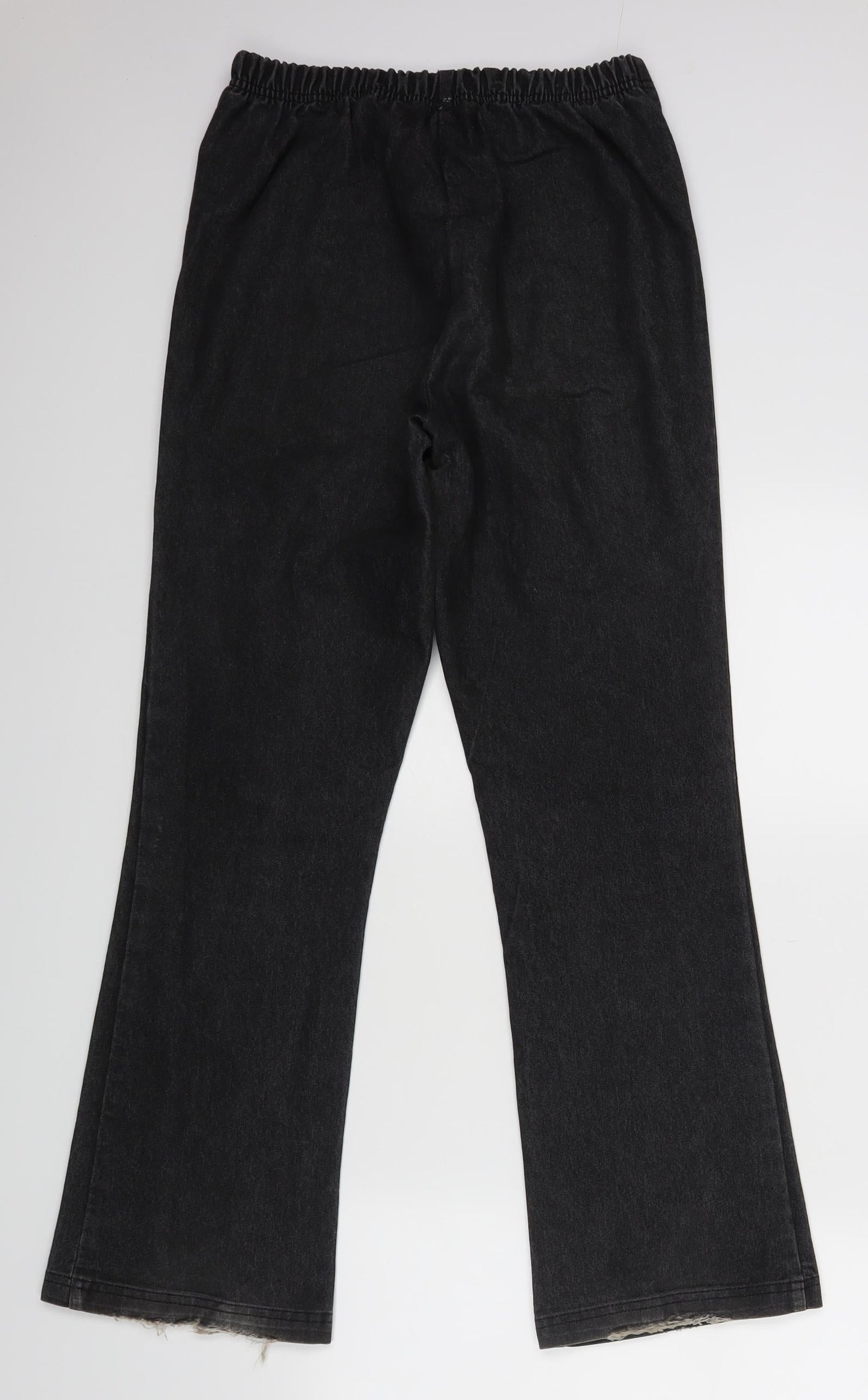Preworn Womens Black   Bootcut Jeans  L28 in