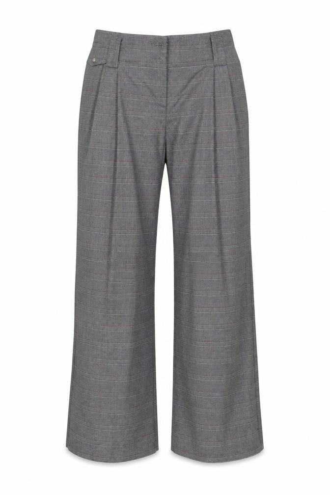 Womens UK Size 14 Per Una Regular Fit Dress Pants Grey Trousers