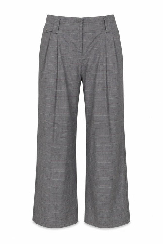 Womens UK Size 14 Per Una Regular Fit Dress Pants Grey Trousers