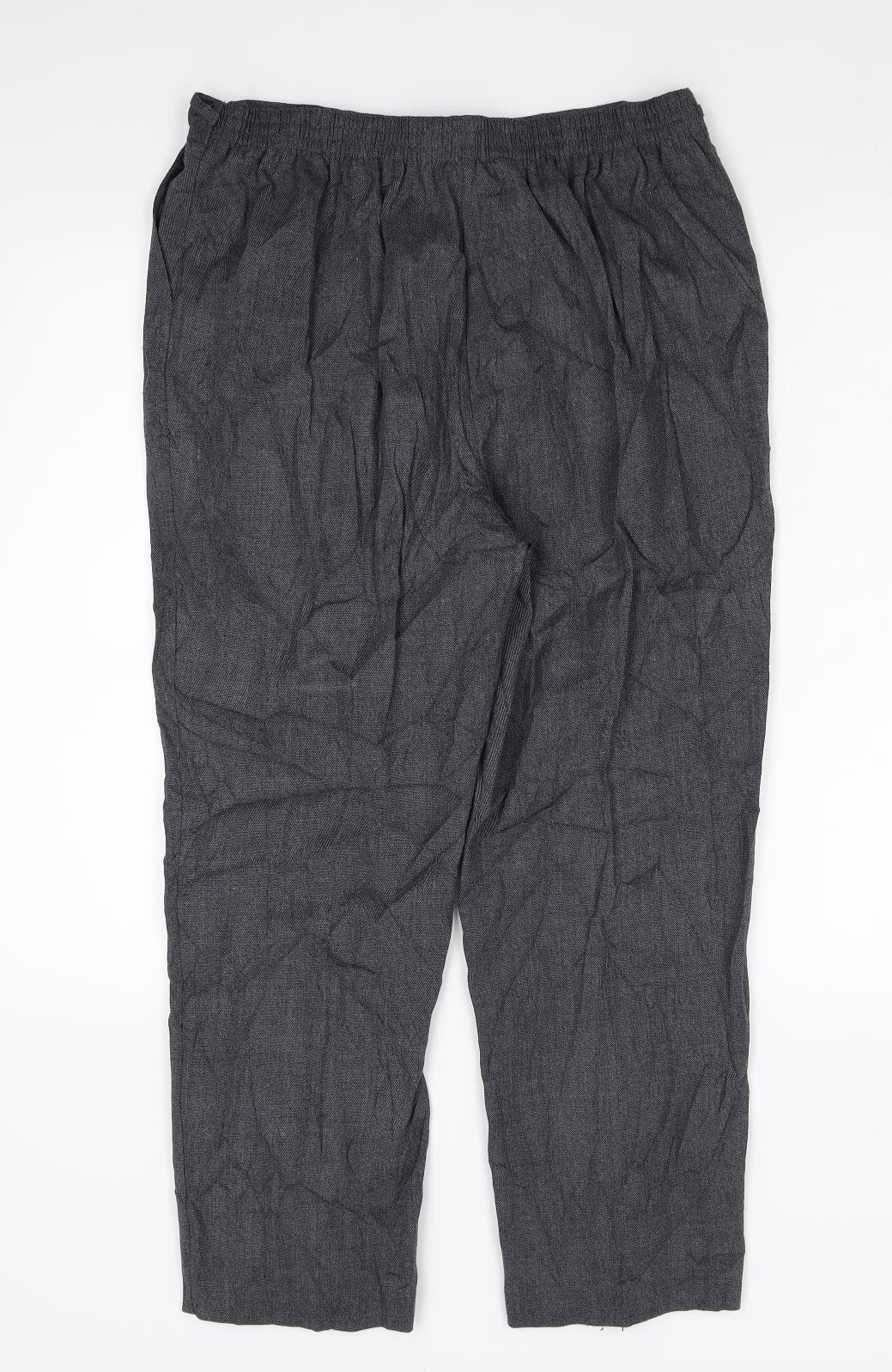Classics Womens Grey   Trousers  Size 14 L29 in