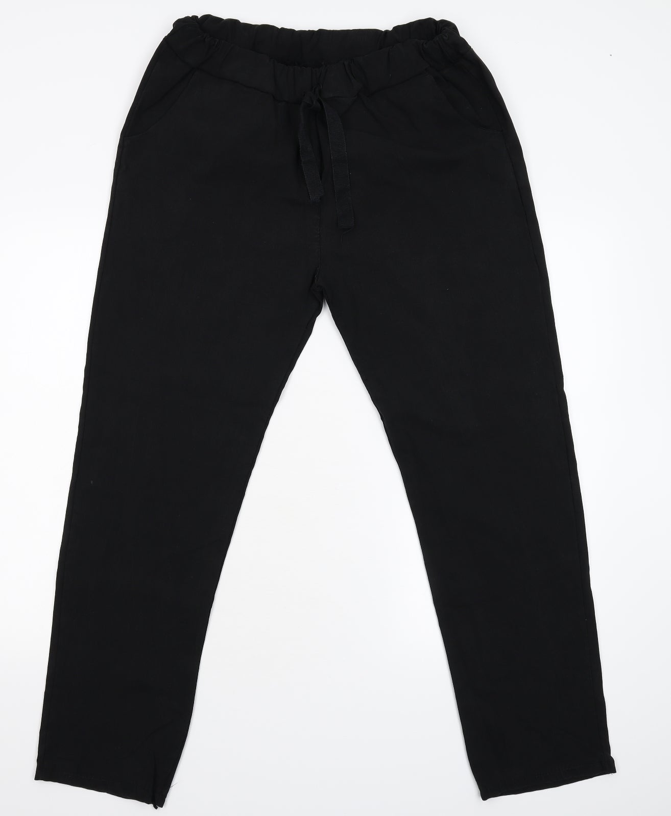Womens UK Size M Preworn Regular Fit Skinny Black Jeans