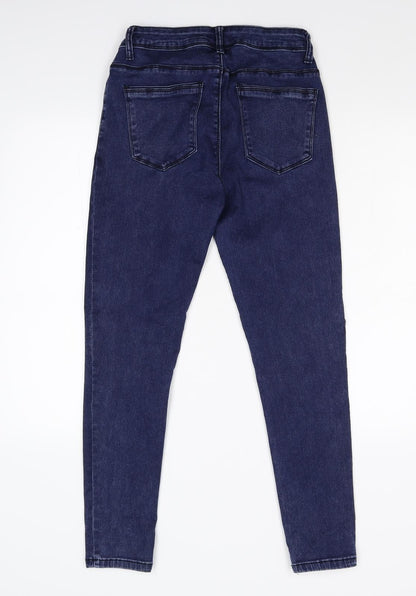 Ana & Lucy Womens Blue  Denim Skinny Jeans Size 40 L27 in