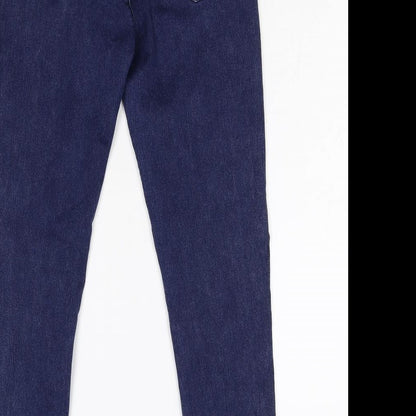 Ana & Lucy Womens Blue  Denim Skinny Jeans Size 40 L27 in