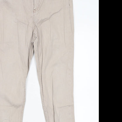 Womens UK Size 36 H&M Slim Fit Skinny Beige Jeans